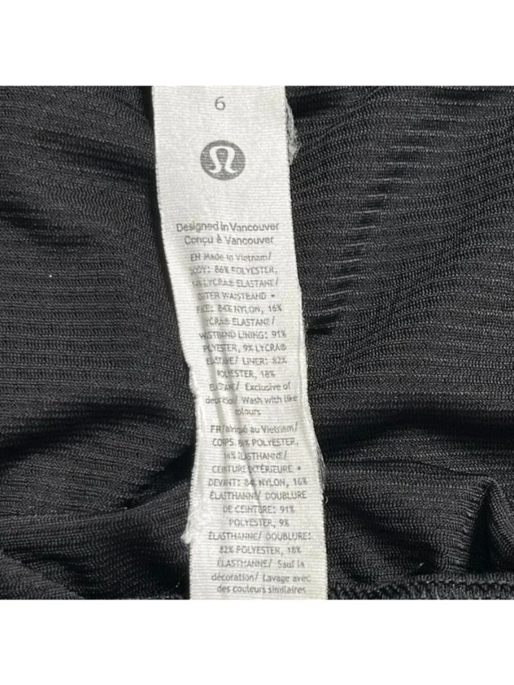Lululemon Athletic Shorts Size 6 Gray 3